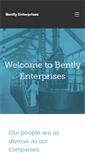 Mobile Screenshot of bentlyenterprises.com
